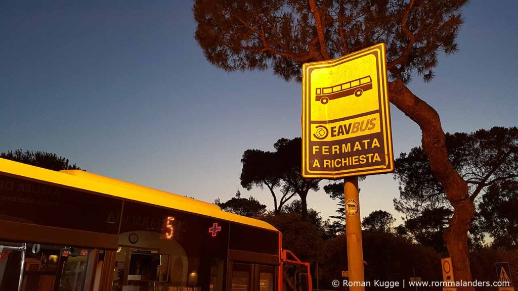 Bus Haltestelle Ischia