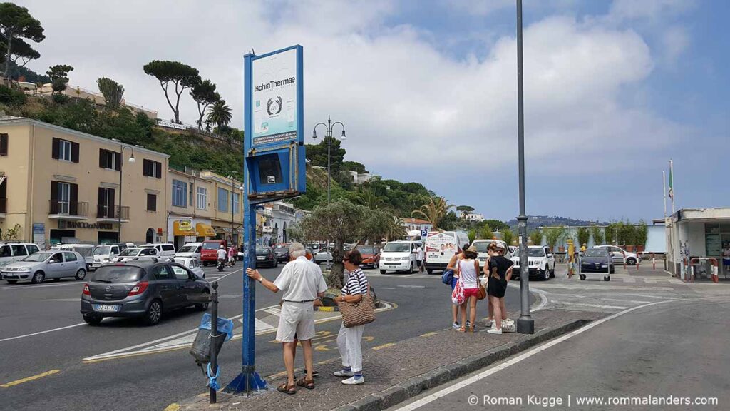 Bus Haltestelle Ischia