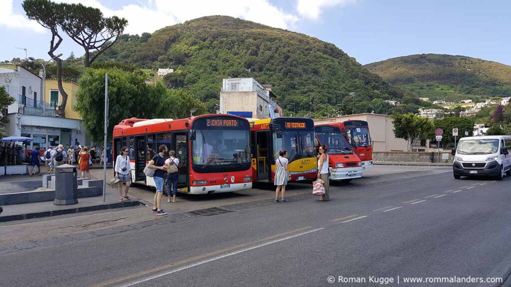 Öffentliche Verkehrsmittel Busse Ischia